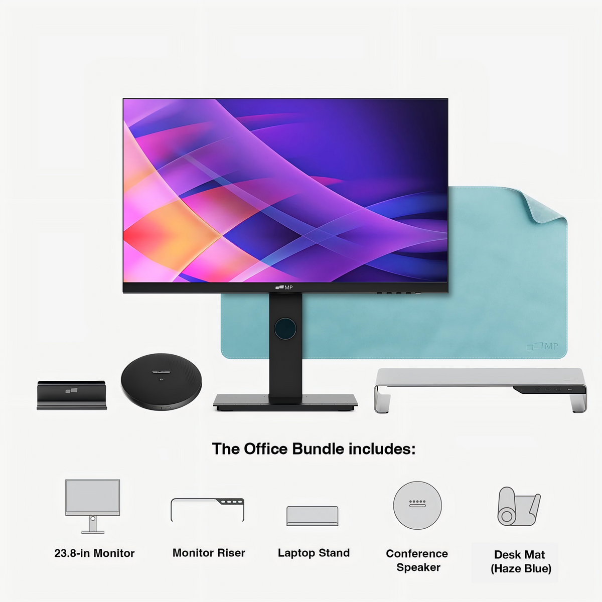23.8" FHD Monitor Office Bundle