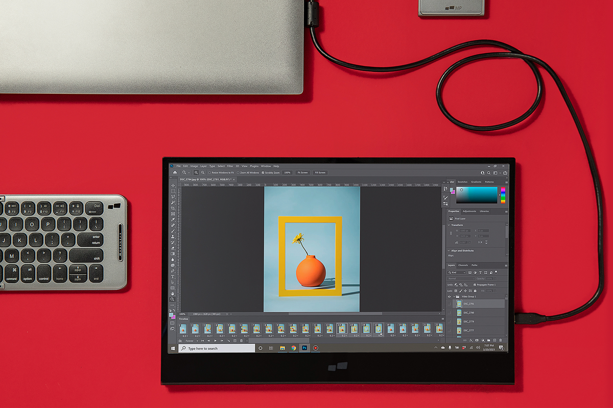 Glance Portable Monitor for Laptop Lightweight ultra slim design